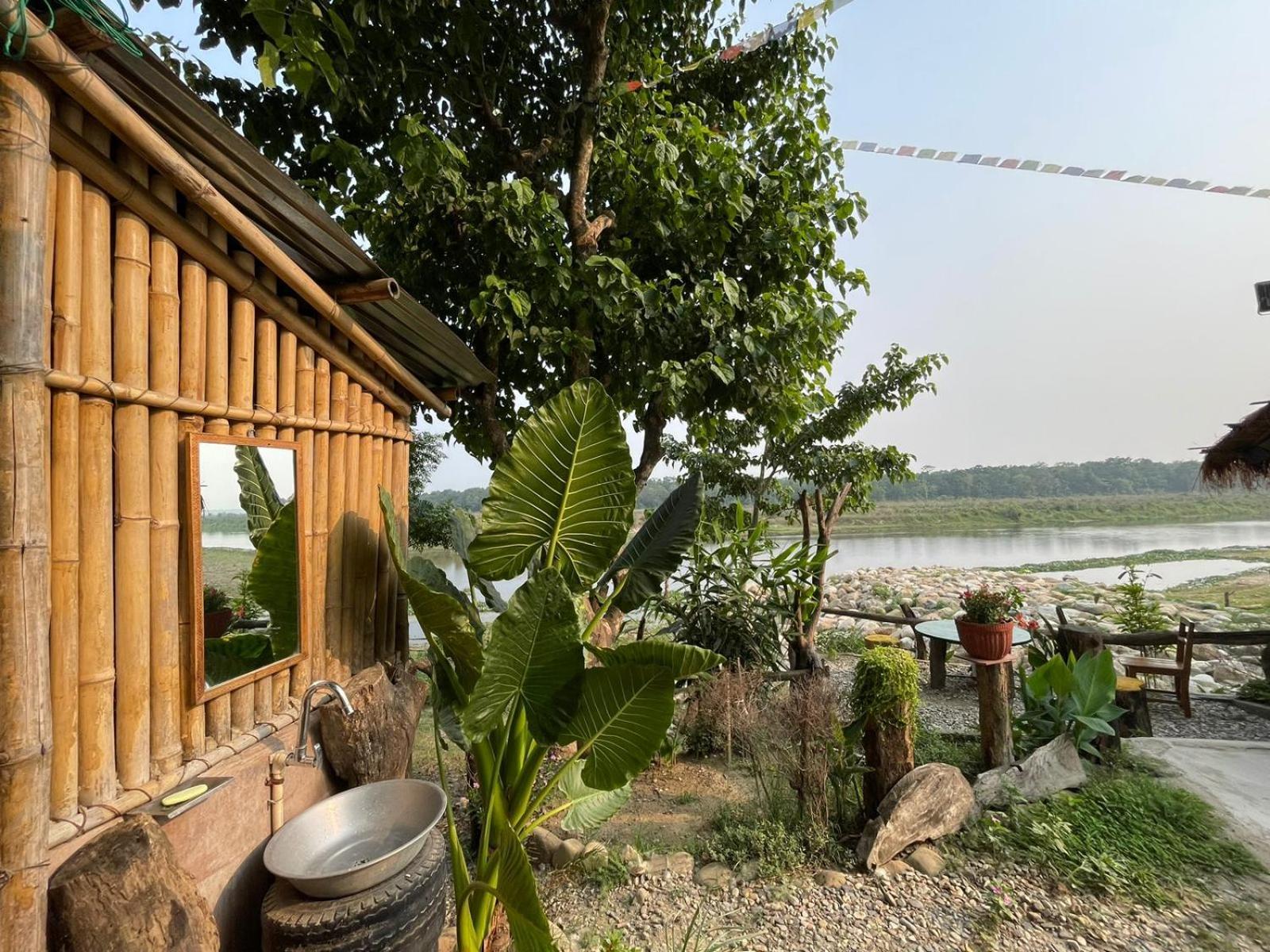 Bamby Chilling House - Feel The Nature Sauraha Esterno foto