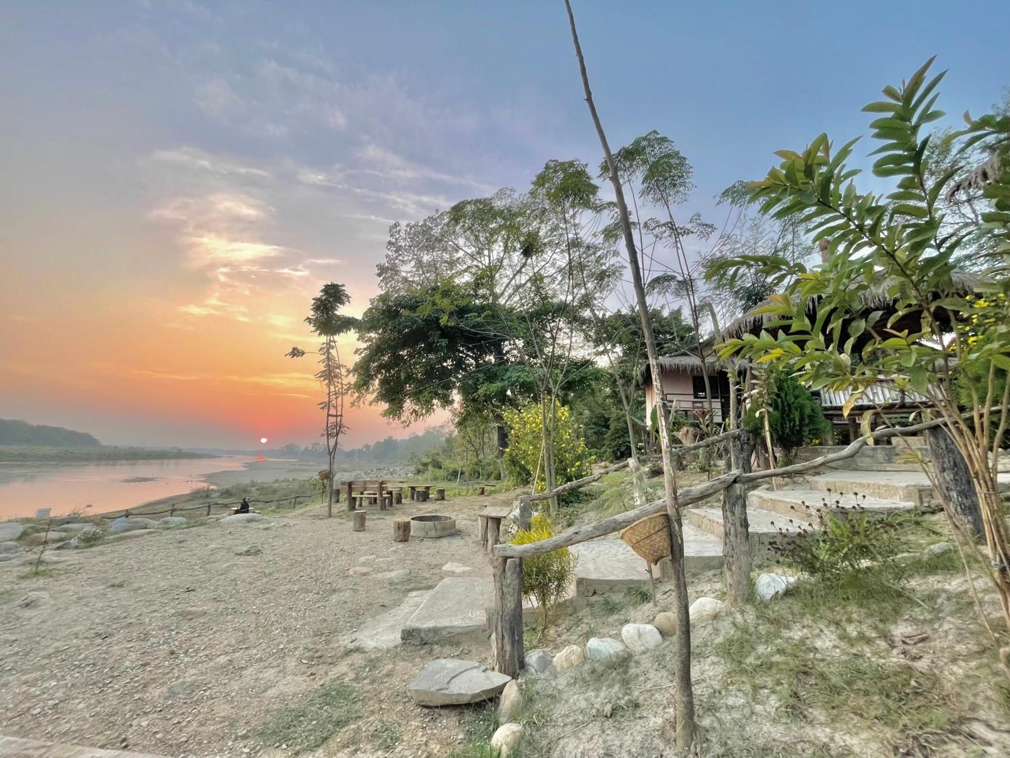 Bamby Chilling House - Feel The Nature Sauraha Esterno foto